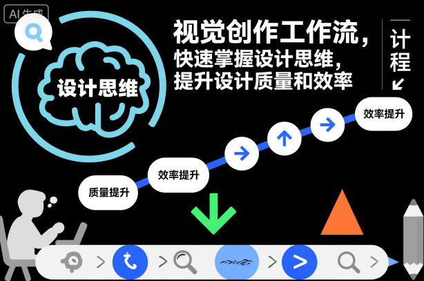 视觉创作工作流,快速掌握设计思维,提升设计质量和效率