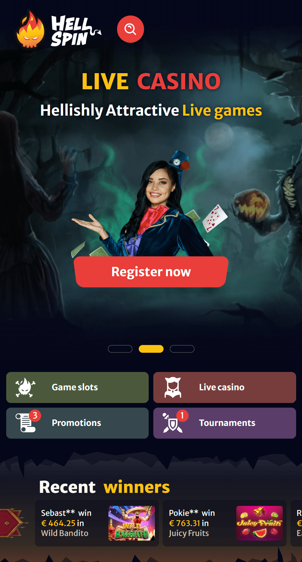 Bez depozytu, Hellspin oferuje bonusy i promocje!