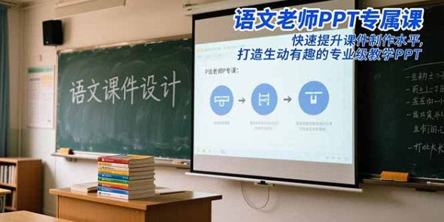语文老师PPT专属课：快速提升课件制作水平，打造生动有趣的专业级教学PPT