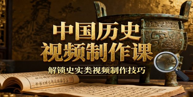 中国历史视频制作课：疆域地图集+参考文案+练习素材，解锁史实类视频制作技巧