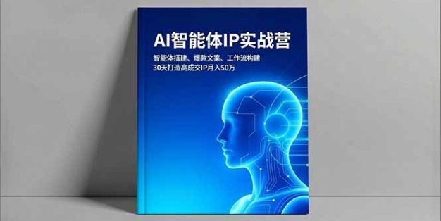 AI智能体IP实战营，智能体搭建、爆款文案、工作流构建，30天打造高成交IP月入50万