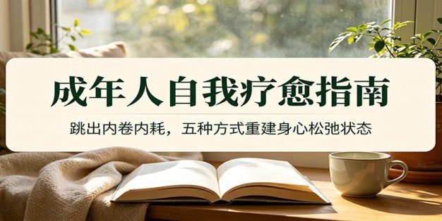 成年人自我疗愈指南：跳出内卷内耗，五种方式重建身心松弛状态