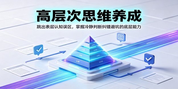 高层次思维养成：跳出表层认知误区，掌握冷静判断纠错避坑的底层能力