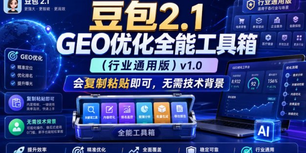 豆包2.1 GEO优化全能工具箱(行业通用版)v1.0，会复制粘贴即可，无需技术背景
