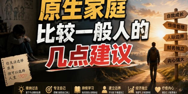 付费文章：给原生家庭比较一般人的几点建议