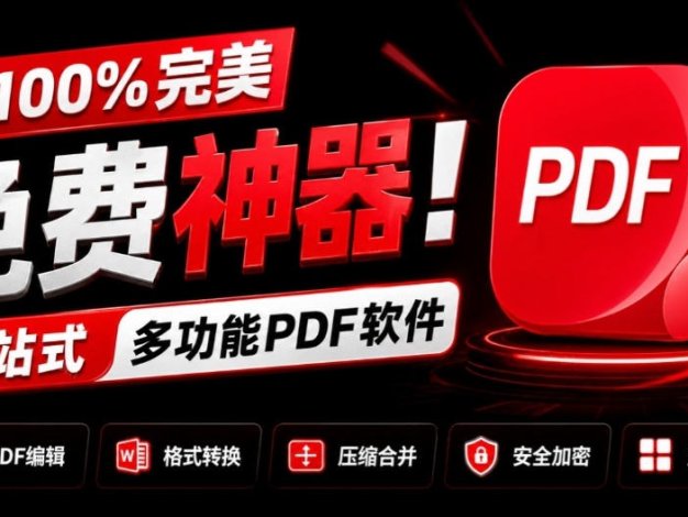 100%完美免费神器!一站式多功能PDF软件,支持PDF格式转换压缩编辑等,简约无广告,太Nice了JOPDF
