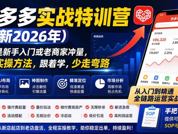 拼多多实战特训营(更新0917