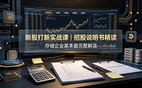 付费文章:新股打新实战课|招股说明书精读,存储企业基本面完整解读