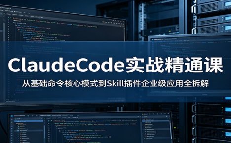 ClaudeCode实战精通课:从基础命令核心模式到Skill插件企业级应用全拆解