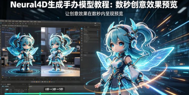 Neural4D生成手办模型教程，让创意效果在数秒内呈现预览