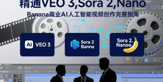 精通VEO 3，Sora 2，Nano Banana商业AI人工智能视频创作完整指南