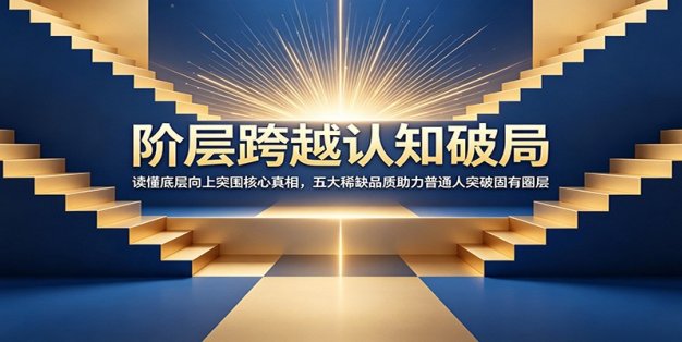 阶层跨越认知破局：读懂底层向上突围核心真相，五大稀缺品质助力普通人突破固有圈层