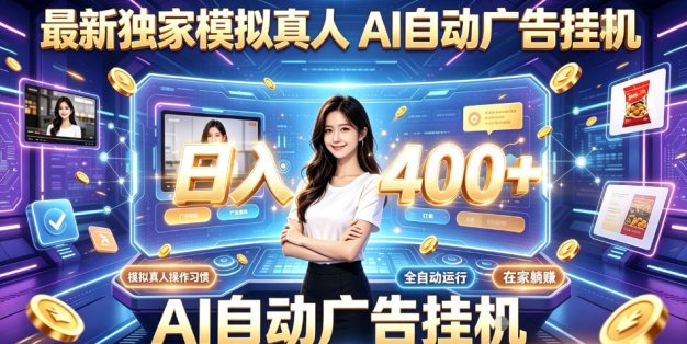 最新独家模拟真人，AI自动挂号挂G，日入400+，全程全自动运行，无需人工【揭秘】