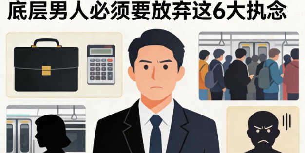 付费文章：底层男人必须要放弃这6大执念