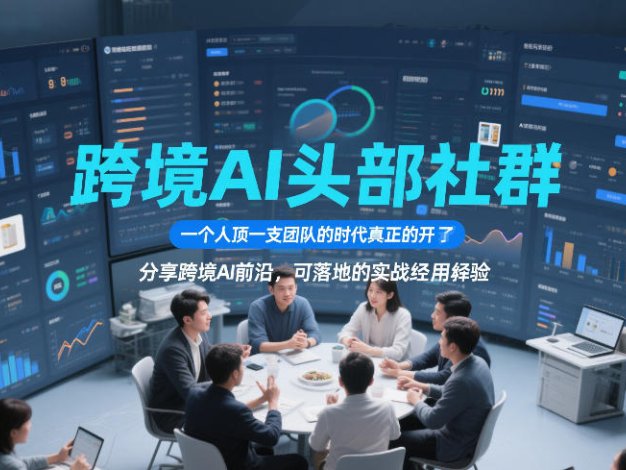 跨境AI头部社群,一个人顶一支团队的时代真正的开始了,分享跨境AI前沿,可落地的实战经验(更新5月23日)