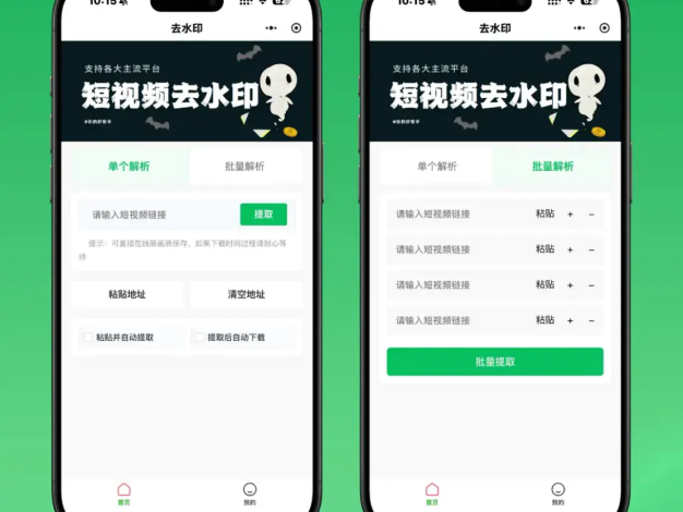 2026最新去水印小程序源码 v1.6.5 带流量主